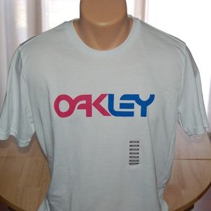 OAKLEY T-SHIRT Men Hydrolix Medium White Cotton